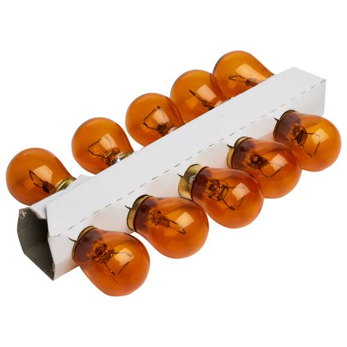 Main product image of 26.88 Watt Miniature Bulb - S8 - 1200 Average rated hours - Bayonet Single Contact Base - Amber - 12.8 Volt (10 Pack)