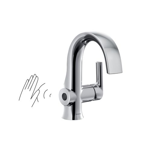 Main product image of Doux Chrome 1 Handle Bathroom Faucet, Motionsense Wave Touchless, S6910EW