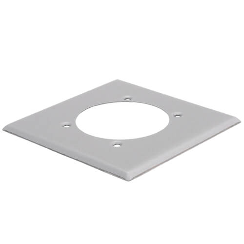 S701GY Leviton S701GY 2Gang 2.465" Dia. Power Receptacle Wall