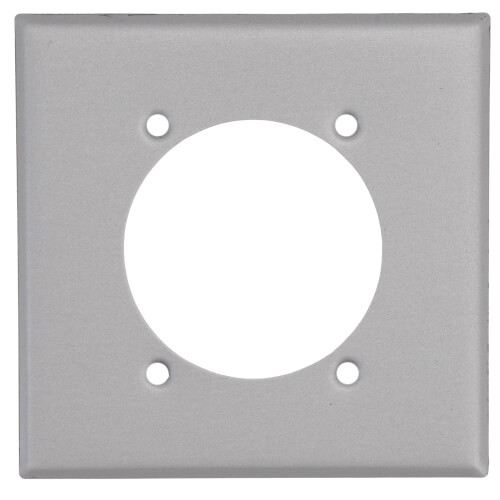 S701GY Leviton S701GY 2Gang 2.465" Dia. Power Receptacle Wall