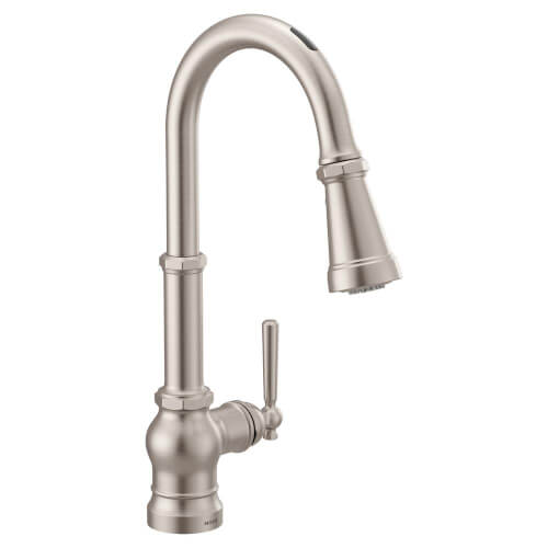 Main product image of Paterson Single Handle Pulldown Sprayer Smart Kitchen Faucet w/ Voice Control (Spot Resist Stainless), S72003EV2SRS
