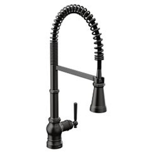Main product image of Paterson Kitchen Spring Faucet, Matte Black, S72103BL