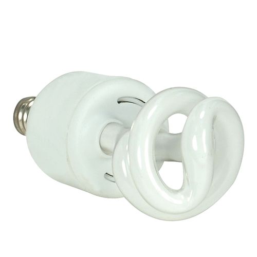 Main product image of 5 Watt - Mini Spiral Compact Fluorescent Bulb 2700K - 82 CRI - Candelabra base - 120 Volt (8 Pack)