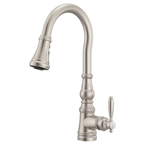 Main product image of Weymouth Spot Resist Single Handle High Arc Pulldown Kitchen Faucet (Stainless Steel), S73004SRS