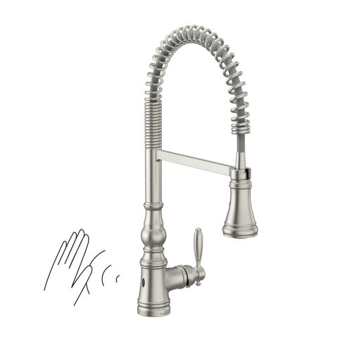 Main product image of Weymouth Motionsense Wave Pre-Rinse 1-handle Kitchen Faucet, S73104EWSRS (Spot Resist Stainless)
