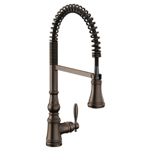 S73104ORB Moen S73104ORB Weymouth Spring PullDown Kitchen Faucet