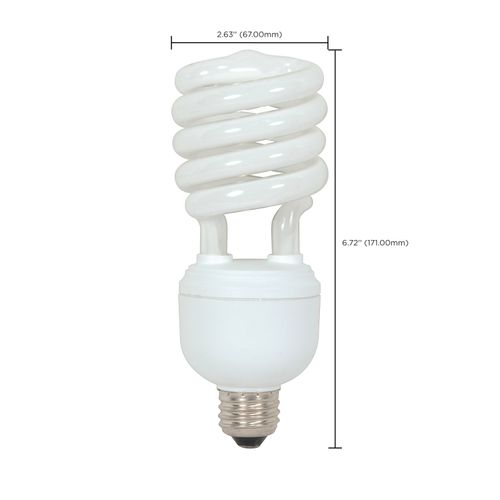 Main product image of 32 Watt - Hi-Pro Spiral Compact Fluorescent Bulb 4100K - 82 CRI - Medium base - 120 Volt (3 Pack)
