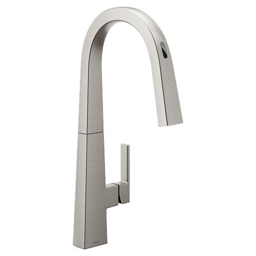 S75005bl S75005EV2SRS - Moen S75005EV2SRS - spot Resist Stainless Hands Free ...