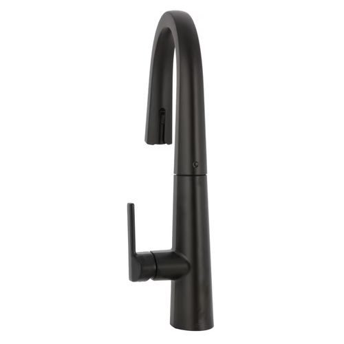 Main product image of Nio Smart Kitchen 1 Handle High Arc Pulldown Kitchen Faucet, Matte Black, S75005EVBL
