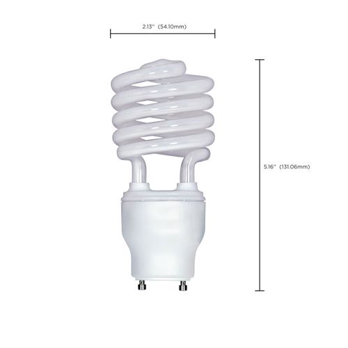 Main product image of 26 Watt - Spiral Compact Fluorescent Bulb 2700K - 82 CRI - GU24 base - 120 Volt (5 Pack)