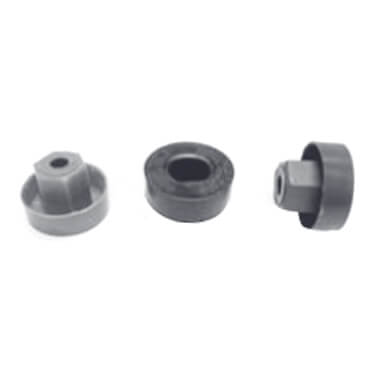Main product image of 1/2" Black End Fitting for Burner Coupling (Pack of 25)