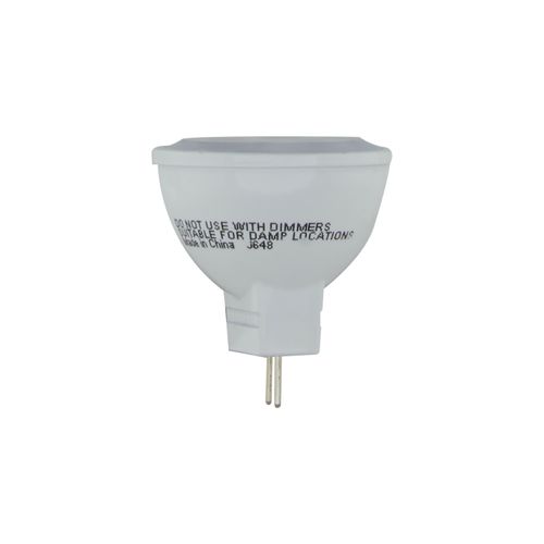 Main product image of 3 Watt LED Bulb - MR11 - 3000K - 25 deg. Beam Angle - 25000 Average rated hours - 210 Lumens - GU4 base - 12 Volt (4 Pack)