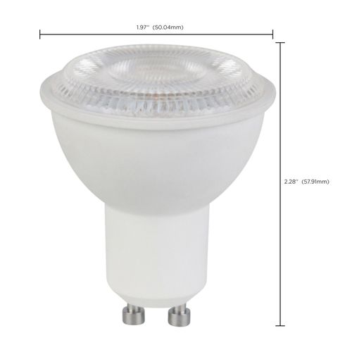 Main product image of 6.5 Watt - LED MR16 Bulb - 5000K - 25 deg. Beam Angle - GU10 base - 120 Volt (4 Pack)