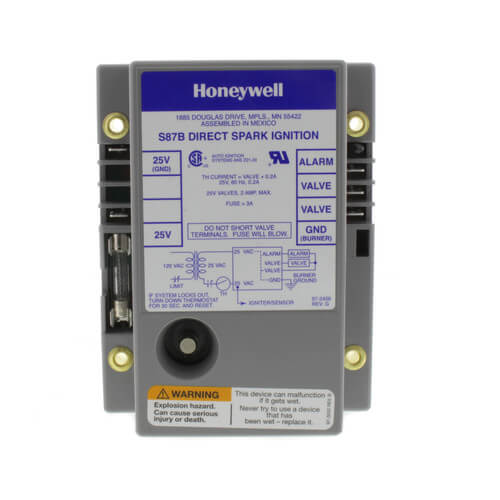 Main product image of Single Rod Direct Spark Ignition Control w/ 21 Second Trial and Lockout Timing, S87B1024