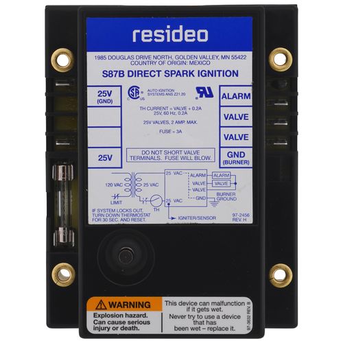 Main product image of Single Rod Direct Spark Ignition Control w/ 4 Second Trial and Lockout Timing, S87B1065