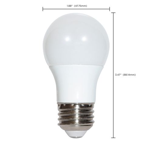 Main product image of 5.5 Watt - A15 LED Bulb - Frosted - 3000K - Medium base - 230 deg. Beam Angle - 120 Volt (8 Pack)