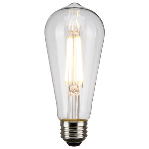 Main product image of 7 Watt ST19 LED Bulb - Clear - Medium base - 2700K - 800 Lumens - 120 Volt