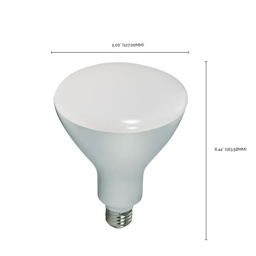 Main product image of 11.5 Watt LED BR40 Bulb - 3000K - 103 deg. Beam Angle - Medium base - 120 Volt - Dimmable (4 Pack)
