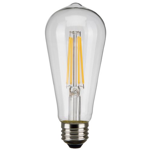 Main product image of 7 Watt ST19 LED Bulb - Clear - Medium base - 3000K - 800 Lumens - 120 Volt