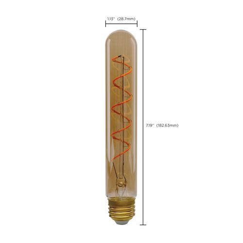 Main product image of 4.5 Watt T9 LED Bulb - Amber - Medium base - 2000K - 240 Lumens - 120 Volt (3 Pack)