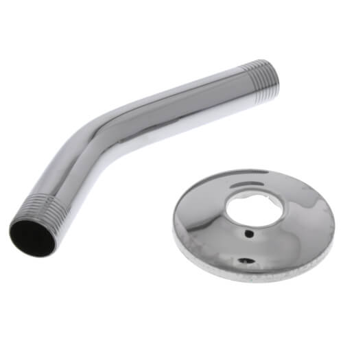 Main product image of 6" Chrome Plated Shower Arm & Stainless Steel Flange