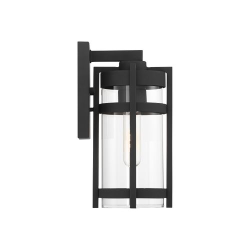 Main product image of Tofino 1 Light Small Lantern Textured Black Finish w/ Clear Glass