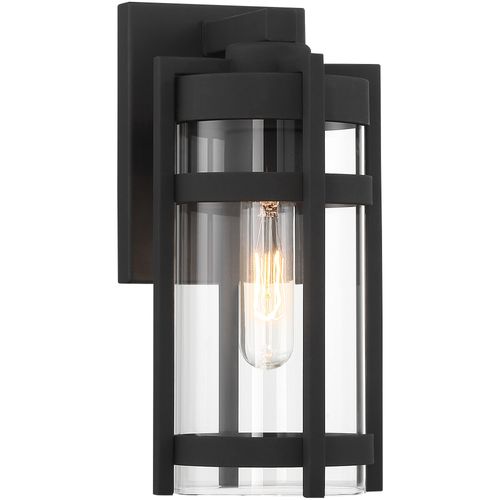 Main product image of Tofino 1 Light Small Lantern Textured Black Finish w/ Clear Glass
