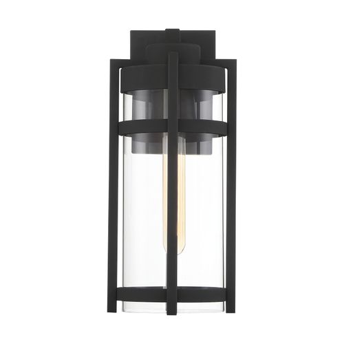 Main product image of Tofino 1 Light Medium Lantern Textured Black Finish w/ Clear Glass