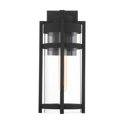 Main product image of Tofino 1 Light Medium Lantern Textured Black Finish w/ Clear Glass