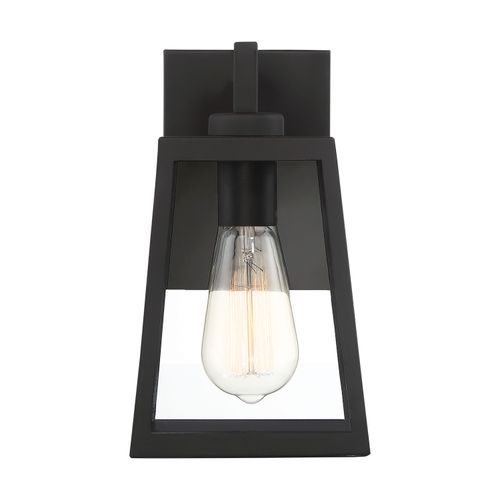 Main product image of Halifax 1 Light Small Lantern Matte Black Finish w/ Clear Glass