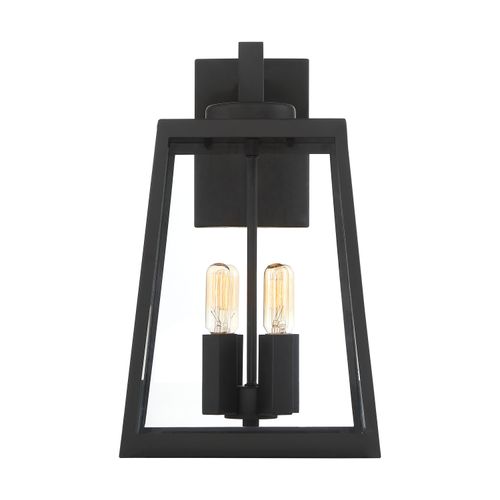 Main product image of Halifax 4 Light Large Lantern Matte Black Finish w/ Clear Glass