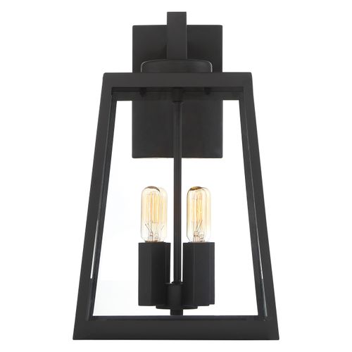 Main product image of Halifax 4 Light Large Lantern Matte Black Finish w/ Clear Glass