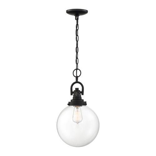 Main product image of Skyloft 1 Light Pendant Fixture Aged Bronze Finish w/ Clear Glass
