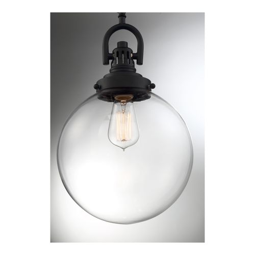 Main product image of Skyloft 1 Light Pendant Fixture Aged Bronze Finish w/ Clear Glass