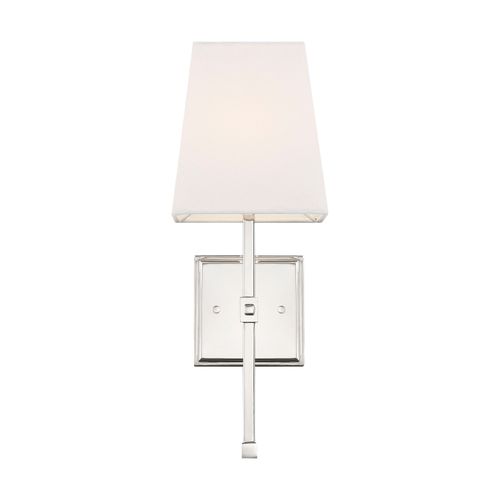 Main product image of Highline 1 Light Vanity Polished Nickel Finish w/ White Linen Shade