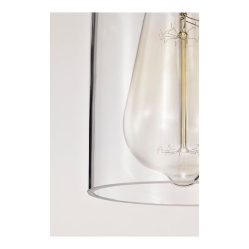 Main product image of Antebellum 1 Light Mini Pendant Fixture Brushed Nickel Finish w/ Clear Glass