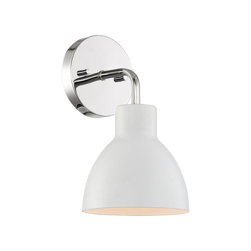 Main product image of Sloan 1 Light Vanity Polished Nickel Finish w/ Matte White Shade