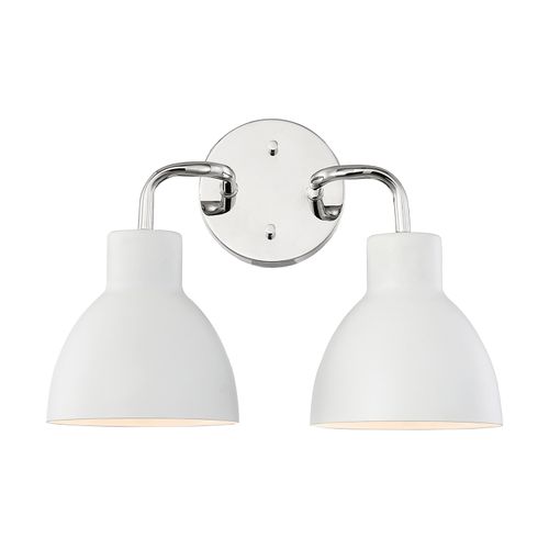 Main product image of Sloan 2 Light Vanity Polished Nickel Finish w/ Matte White Shade