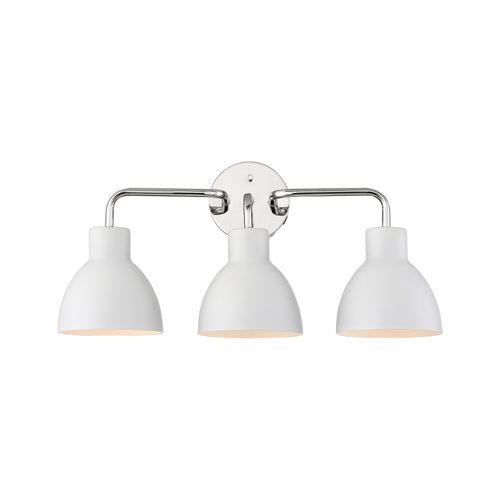 Main product image of Sloan 3 Light Vanity Polished Nickel Finish w/ Matte White Shade