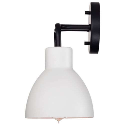 Main product image of Sloan 2 Light Vanity Matte Black Finish w/ White Shade