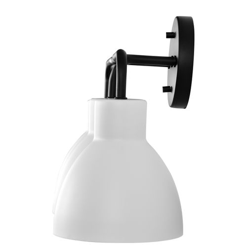 Main product image of Sloan 3 Light Vanity Matte Black Finish w/ White Shade