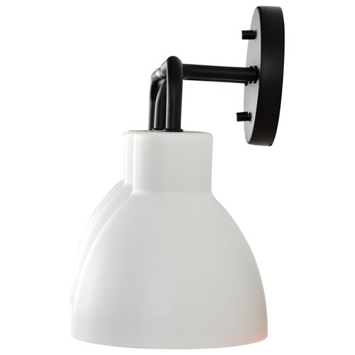 Main product image of Sloan 3 Light Vanity Matte Black Finish w/ White Shade