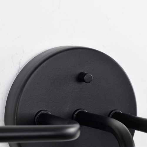 Main product image of Sloan 3 Light Vanity Matte Black Finish w/ White Shade