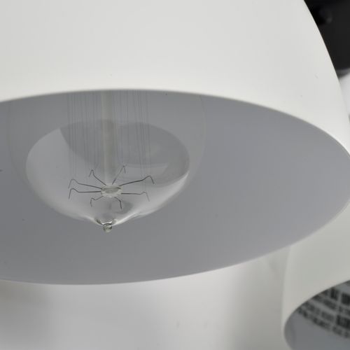 Main product image of Sloan 3 Light Vanity Matte Black Finish w/ White Shade