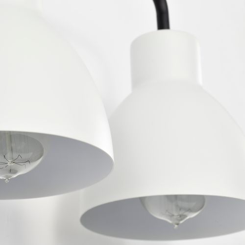 Main product image of Sloan 3 Light Vanity Matte Black Finish w/ White Shade
