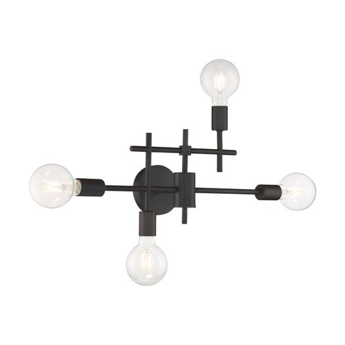 Main product image of Delphi 4 Light Vanity Black Finish