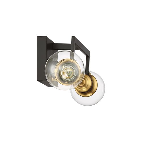 Main product image of Intention 2 Light Vanity Warm Brass and Black Finish