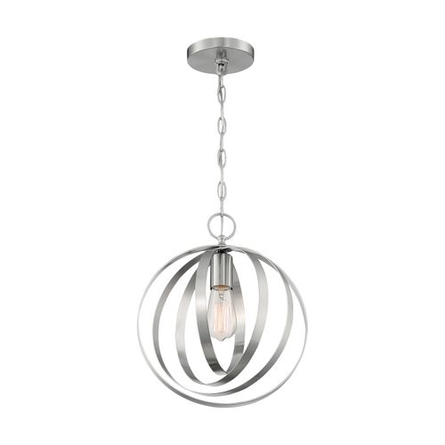 Main product image of Pendleton 1 Light Pendant Fixture Brushed Nickel Finish