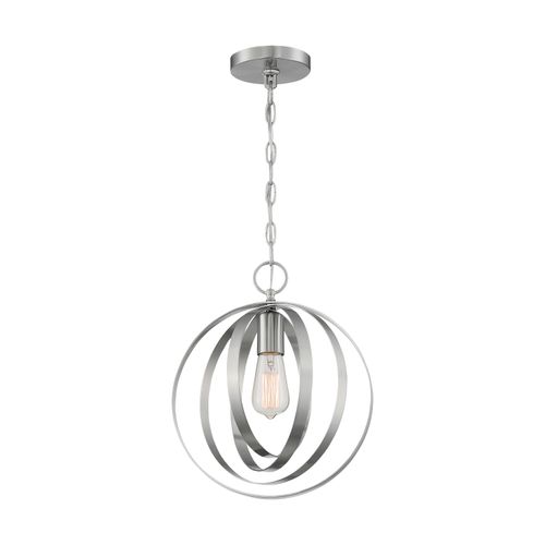 Main product image of Pendleton 1 Light Pendant Fixture Brushed Nickel Finish