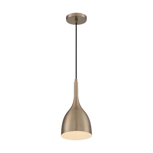 Main product image of Bellcap 1 Light Small Pendant Fixture Burnished Brass Finish